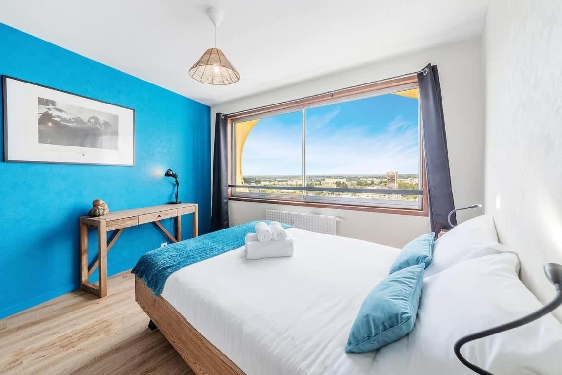 Bellevue, Appartement T2, Terrasse & Parking Rennes Zewnętrze zdjęcie