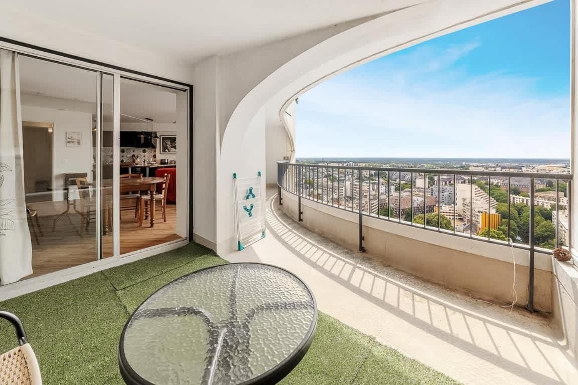 Bellevue, Appartement T2, Terrasse & Parking Rennes Zewnętrze zdjęcie
